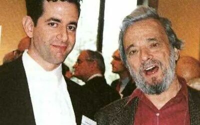 The late composer Stephen Sondheim who mentored the late Jonathan Larson