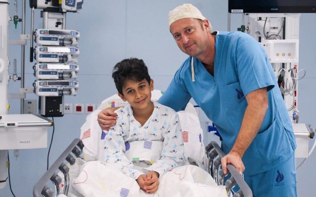 Mazen at the Save A Child’s Heart International Paediatric Cardiac Centre.