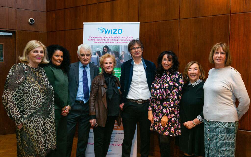 Robert Peston and John Ware at WIZO (Credit: Yakir Zur)