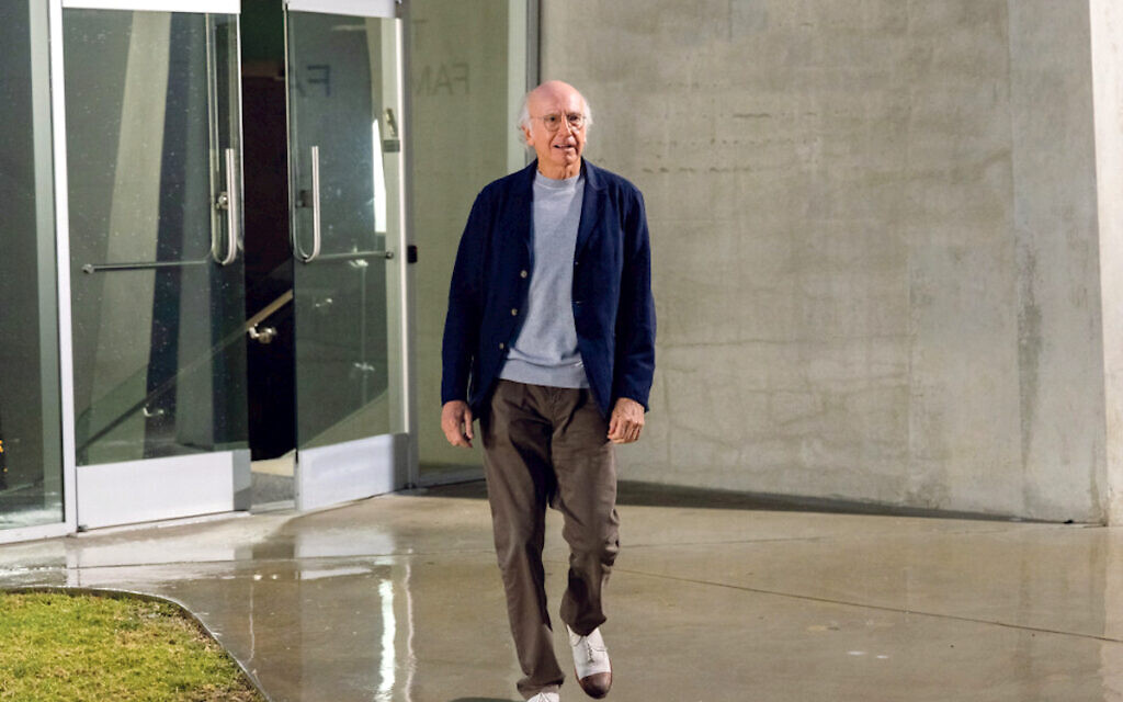 Larry David in a scene from last season.