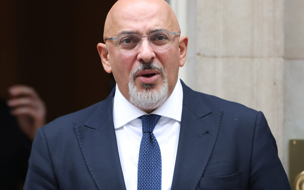 Ex Tory chairman and chancellor  Nadhim Zahawi