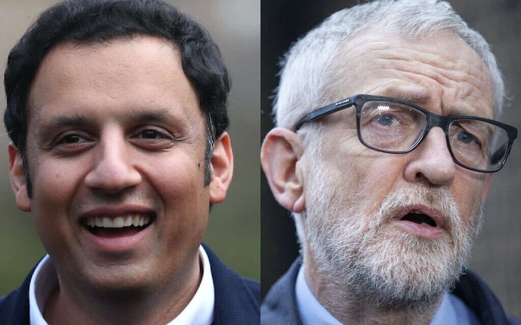 Anas Sarwar and Jeremy Corbyn