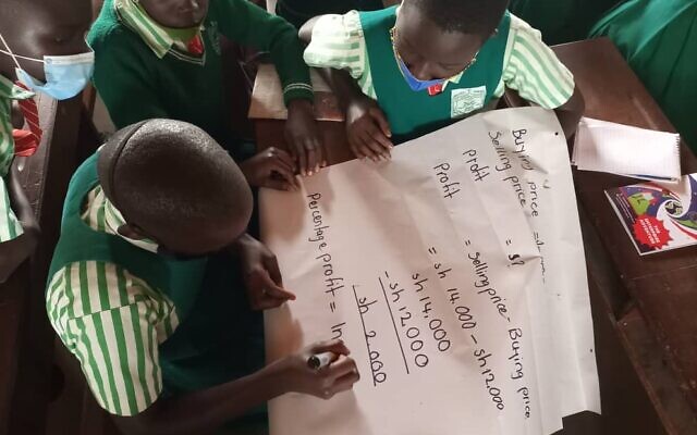 Finance planning at Ocoko Primary School, Arua. The $100,000 prize, presented annually, goes to a humanitarian under the age of 50 whose work, informed by Jewish values, has significantly improved the world.