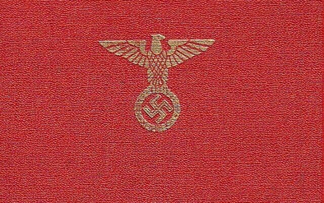NSDAP membership book (Wikipedia/Author	User Henryart on de.wikipedia/ Bild-GFDL
{{Kennzeichen verfassungswidriger Organisationen}}/Attribution: Henryart)