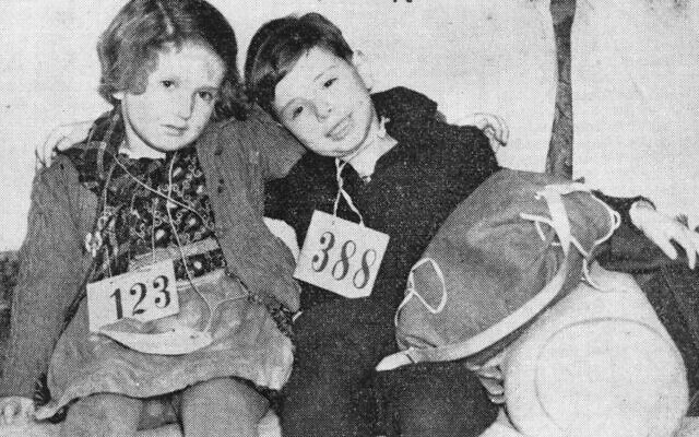 Children who arrived on the Kindertransport