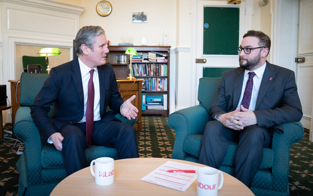 Sir Keir Starmer with Bury South MP Christian Wakeford