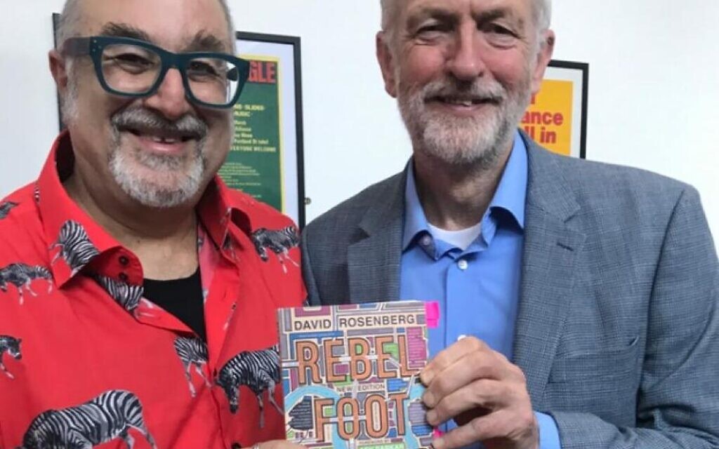 David Rosenberg with Jeremy Corbyn