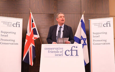 Andrew Heller at Conservative Friends of Israel Annual Business Lunch 2021 (Photographer Sam Pearce)