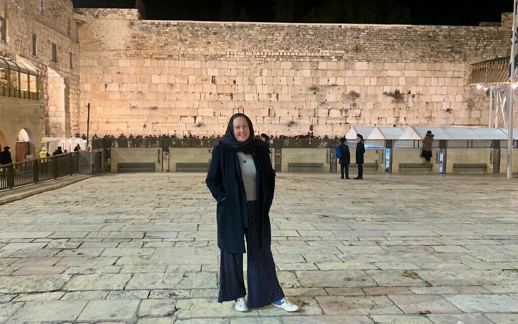 International Trade Secretary Anne-Marie Trevelyan at the Kotel