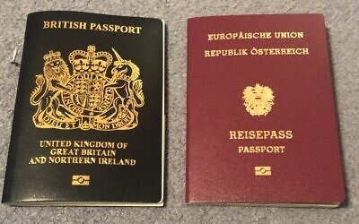 British and Austrian passports
