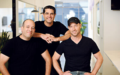 Jifiti founders Shaul Weisband, Meir Dudai and Yaacov Martin