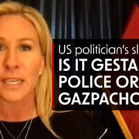 Marjorie Taylor Greene, a Republican, made the gaffe earlier this week