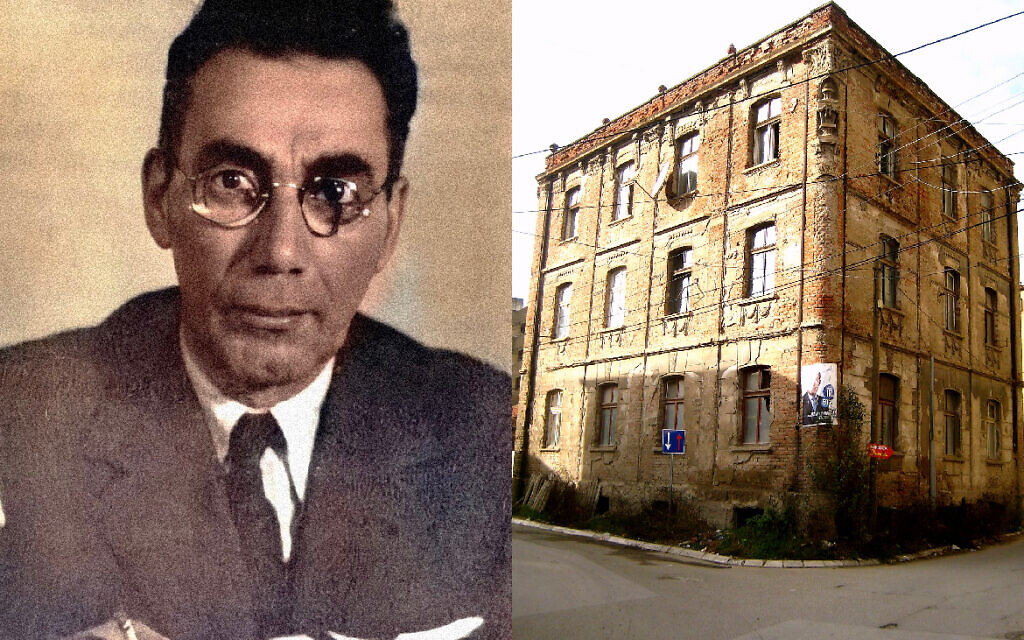 Xhafer Deva, and his house. (Wikipedia/Left: source	Arkiva e Shtetit. Right: Author	GentiBehramaj/(CC BY-SA 4.0))