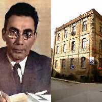 Xhafer Deva, and his house. (Wikipedia/Left: source	Arkiva e Shtetit. Right: Author	GentiBehramaj/(CC BY-SA 4.0))