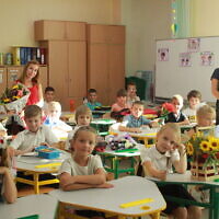 Children at the ORT Educational Complex in Kyiv. (Courtesy)