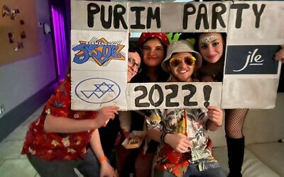 A Purim party in the UK, which was voted third best European country for Jews to live by researchers at the European Jewish Alliance in June 2022