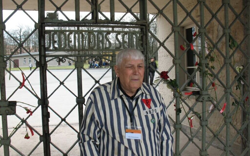 Holocaust survivor Boris Romantschenk who was killed in a Russian attack on Kharkiv, Ukraine, 19 March, 2022 (Twitter)