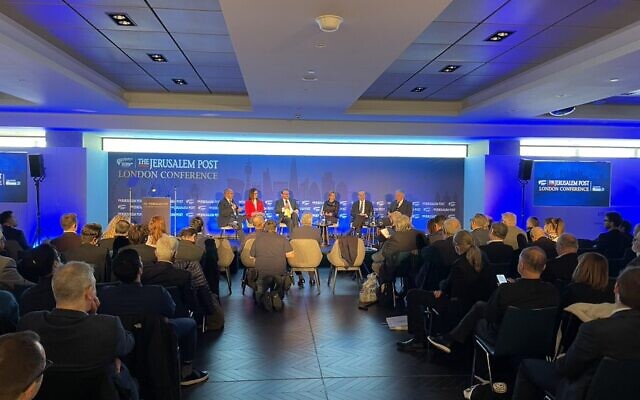 The panel at the Jerusalem Post Conference in London, 31 March, 2022
