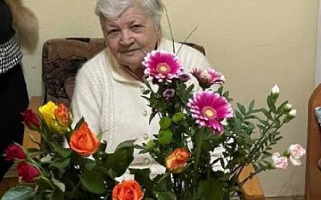 Ukrainian Holocaust survivor Kateryna Razumenko, 90.