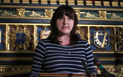Ruth Smeeth in the Houses of Parliament in Westminster.