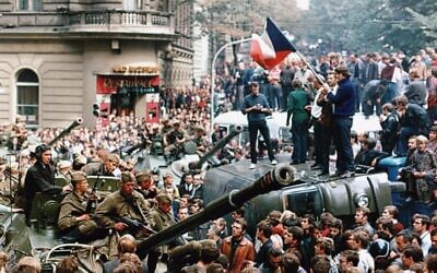 The Spring Revolution in Prague in 1968