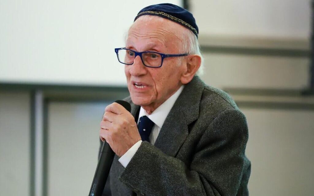 Andor Stern, 91, is recognized by the Brazilian Holocaust Memorial as the only Brazilian-born Holocaust survivor. (Courtesy of the Sao Paulo Holocaust Memorial)