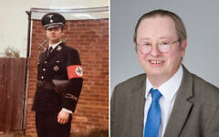 Colin Davis, an enthusiast for military uniforms, has been suspended as chairman of the Southgate Conservative Association over this image of him, taken decades ago, wearing a Nazi uniform. Colin Davis, an enthusiast for military uniforms, has been suspended as chairman of the Southgate Conservative Association over this image of him, taken decades ago, wearing a Nazi uniform.