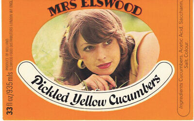 Mrs Elswood pickled cucumbers design (Jewish News)