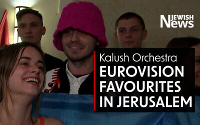 Kalush Orchestra performed in Jerusalem on Tuesday