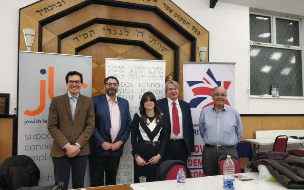 Gabriel Rozenberg Adrian Cohen. Susan Pascoe Ross Houston and Peter Zinkin (Jewish News)