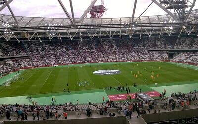 The London Stadium at another West Ham game against European opposition in 2016
