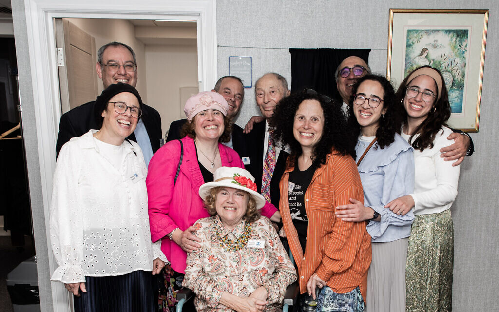 The Kushner family at the opening of the Children's Therapy Room in memory of Hayley Kushner