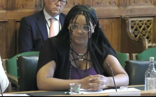 Larissa Kennedy is questioned by parliamentary committee