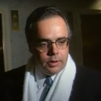 Uri Savir during Oslo peace talks in 1994