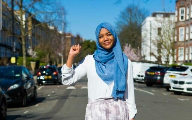 NUS president-elect Shaima Dallali, who tweeted in support of proscribed terror group Hamas.