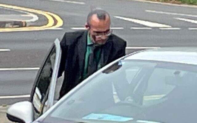 James Allchurch leaving Swansea Crown Court where he accused of setting up a "highly racist" and "highly antisemitic" podcast station called Radio Aryan. The charges relate to audio files which were uploaded on or before May 17 2019 to on or before March 18 2021 to a website called Radio Aryan, which was later renamed Radio Albion. Picture date: Wednesday June 29, 2022.