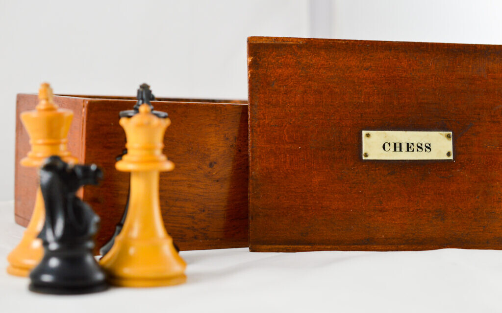 The chess set Julie brought with her is emblematic of an important family pastime. She was a very capable chess player, and her father ran the local chess club in her hometown.