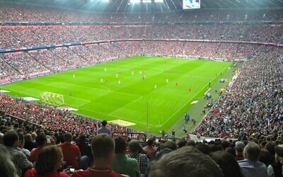 inside the Allianz Arena for a Bayern Munich game. Picture: Jason Paris