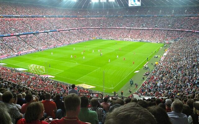 inside the Allianz Arena for a Bayern Munich game. Picture: Jason Paris