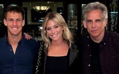 Diego Schwartzman, the Jewish tennis hope with his girlfriend and his fan Ben Stiller