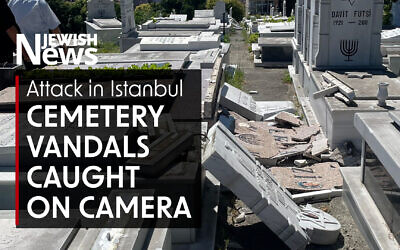 Istanbul cemetery vandals caught on camera