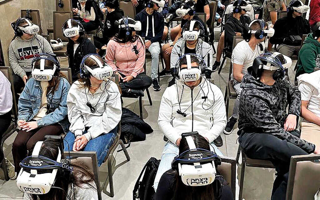 A Triumph of Spirit is an immersive film that offers 360-degree views of the interior of Auschwitz while a historian guides the viewer around.