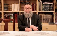 Rabbi Yisroel Meir Greenberg (Photo: Vimeo)