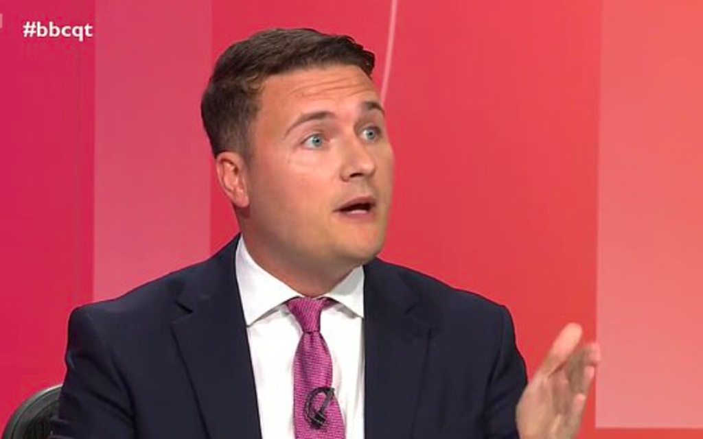 Health Secretary Wes Streeting
