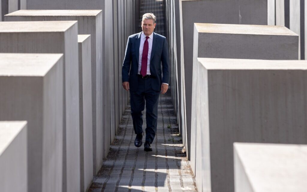Keir Starmer wonders inside the Berlin Memorial to Murdered Jews of Europe
