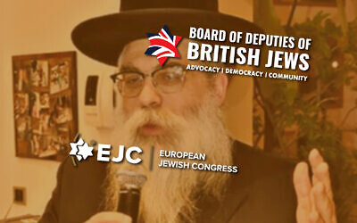The Board of Deputies and the European Jewish Congress are embroiled in a row over allegations concerning Rabbi Yaakov Bleich