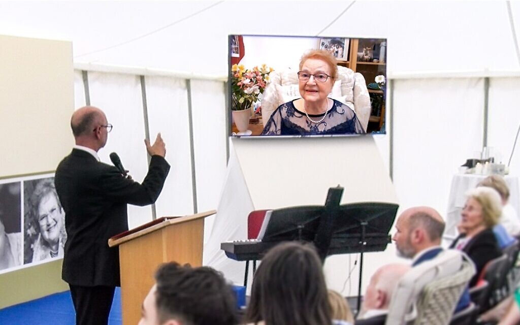 USC Shoah Foundation director Stephen Smith speaking to his mother Marina about her own funeral