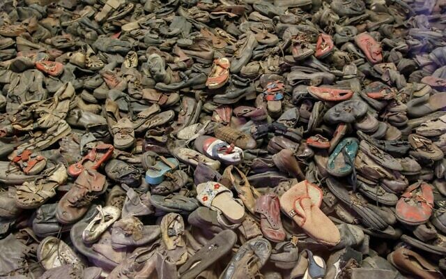 More than 8,000 shoes are stored at the site of the Nazi death camp