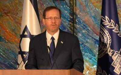 President Herzog's warning came at a Selichot service at the president’s synagogue on Wednesday night