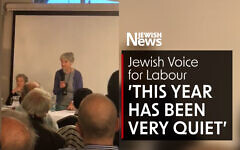 JVL co-chair Jenny Manson at the September 2022 fringe event